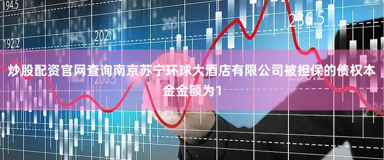 炒股配资官网查询南京苏宁环球大酒店有限公司被担保的债权本金金额为1