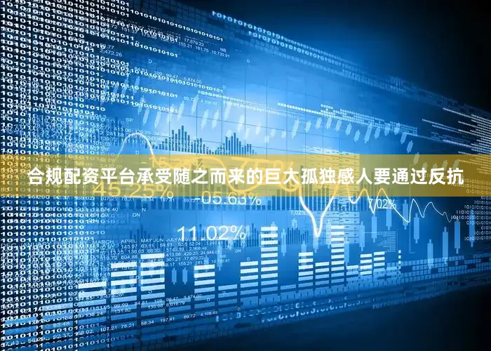 合规配资平台承受随之而来的巨大孤独感人要通过反抗